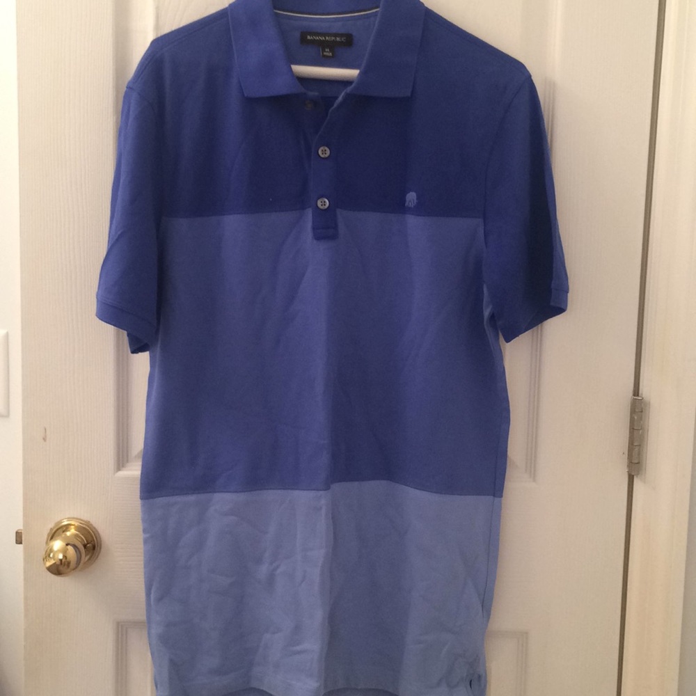 BR - men's color block polo
